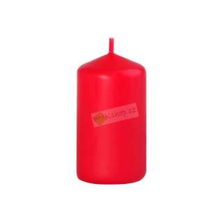 Emocio válcová svíčka červená 50x90 mm