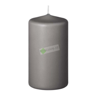 Emocio válcová svíčka šedá 60x110 mm