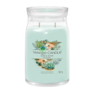 Yankee Candle Signature velká vonná svíčka Aloe & Agave