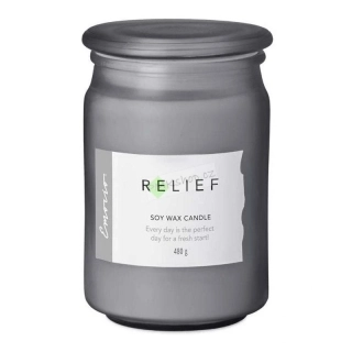 Emocio sojová vonná svíčka ve skle Relief 480 g
