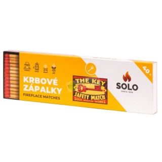 Solo krbové zápalky 200 mm 40 ks 