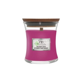 WoodWick malá vonná svíčka Wild Berry & Beets 85 g