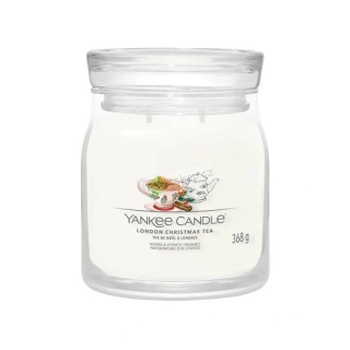 Yankee Candle Signature střední vonná svíčka London Christmas Tea