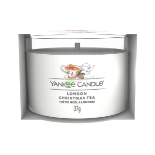 Yankee Candle votivní vonná svíčka ve skle London Christmas Tea