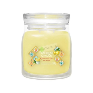 Yankee Candle Signature střední vonná svíčka Lemon Gelato