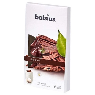 Bolsius vonný vosk Aromatic 2.0 true scents Oud Wood 6 ks