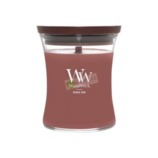 Woodwick střední vonná svíčka Rouge Oud