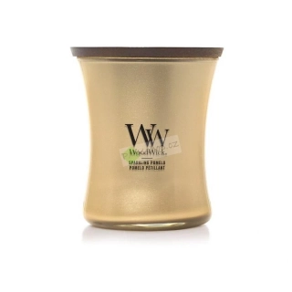 Woodwick střední vonná svíčka Precious Metals Sparkling Pomelo