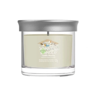 Yankee Candle Signature Tumbler malá vonná svíčka Vanilla Flurries