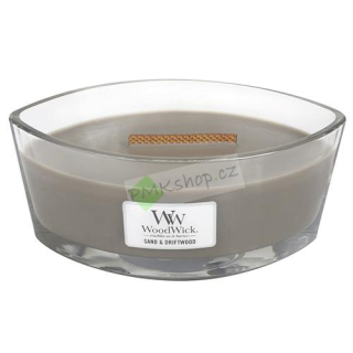 WoodWick lodička vonná svíčka Sand & Driftwood